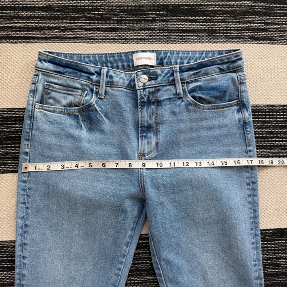 Driftwood Women's Colette Light Blue Jeans with Embroider Tapper - Picture 9 of 14